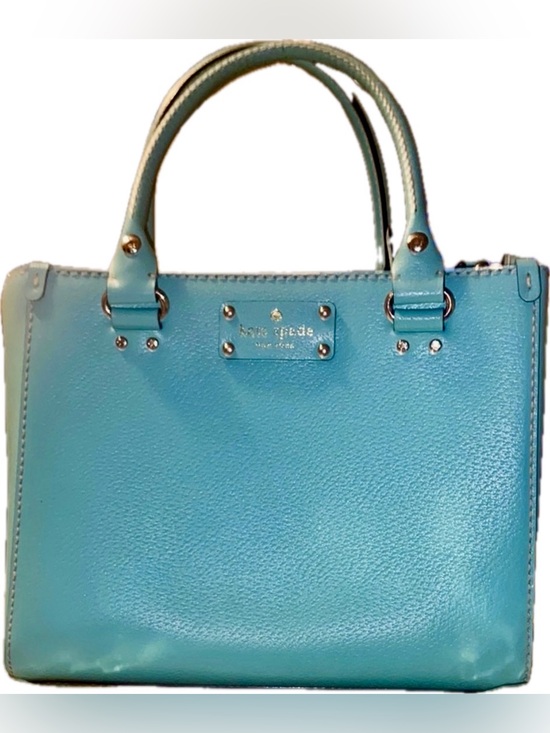 Handbags - Kate Spade Wellesley Quinn Tiffany Blue Cowhide Leather Satchel/Crossbody - EUC